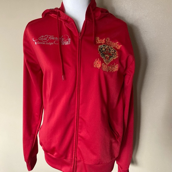 Ed Hardy Red Jacket - Picture 3 of 6